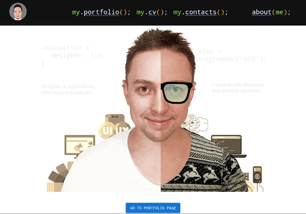 react main hero